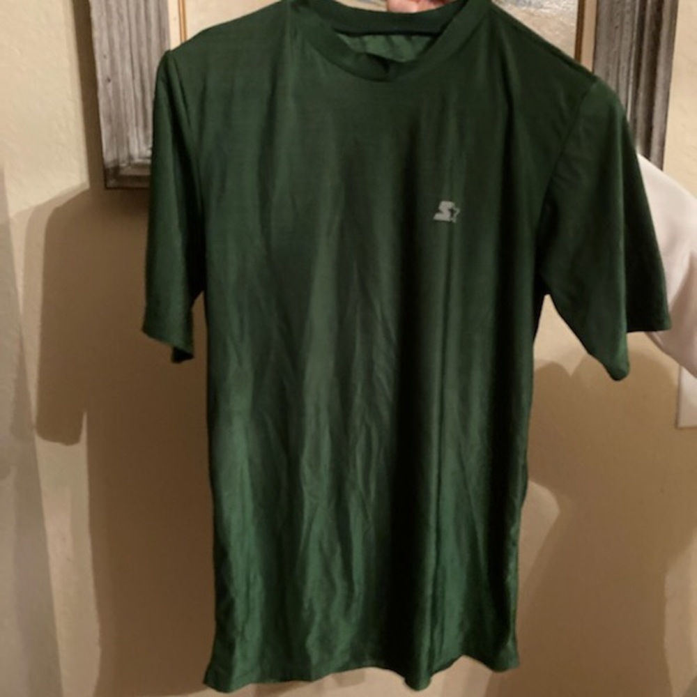 Starter Athletic Short-Sleeve Shirt SZ S - like new - military green